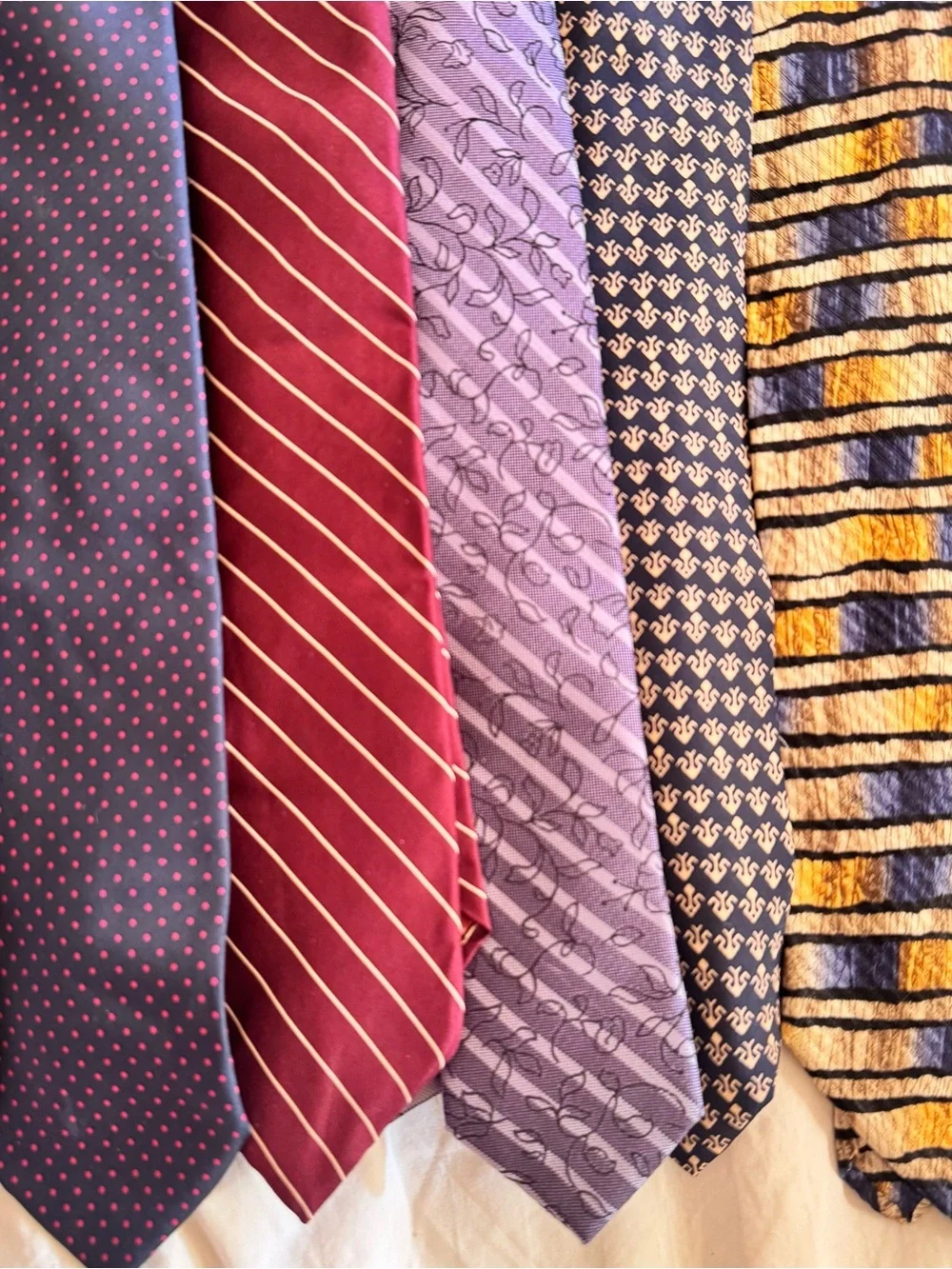 Men’s Silk Ties Bundle of 8 Assorted Neckties Various Brands